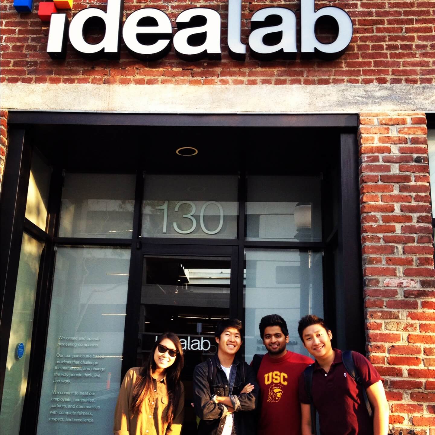 Team TINT in front of Idealab
