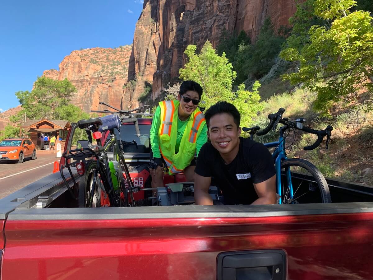 hitchhike zion tunnel